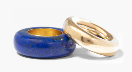 Lot: Lapislazuli- und Pneuring - фото 2