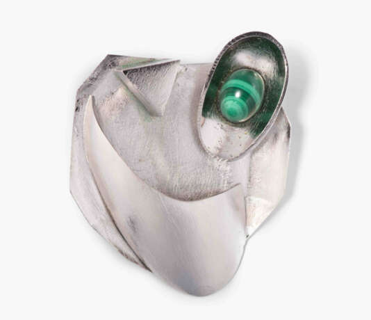 Alberto Zorzi Design-Malachit-Brosche - photo 1 Alberto Zorzi Design-Malachit-Brosche - photo 1