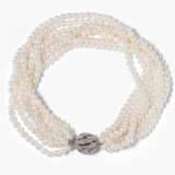 Diamant-Kulturperlen-Bracelet - photo 1