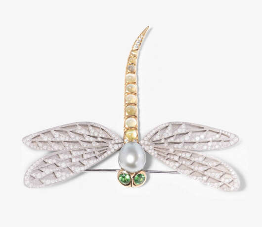 Perlen-Edelstein-Brosche - photo 1