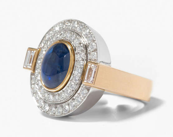 Saphir-Cabochon-Ring - photo 2 Saphir-Cabochon-Ring - photo 2