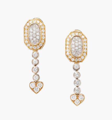 Brillant-Ohrhänger - Foto 1