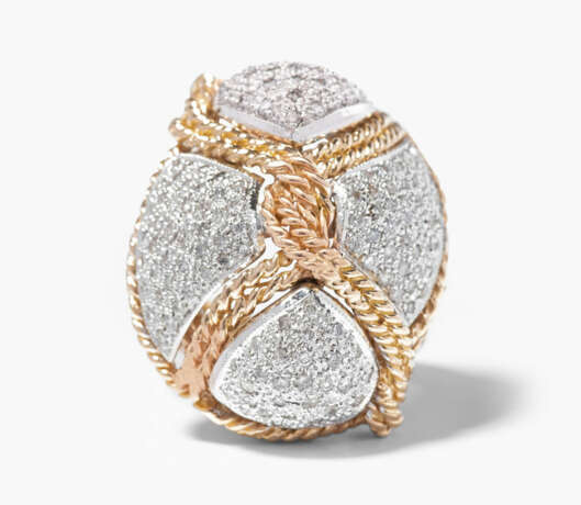 Set: Diamantring und Brosche - Foto 3