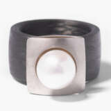 Südseeperle-Carbon-Ring - photo 1