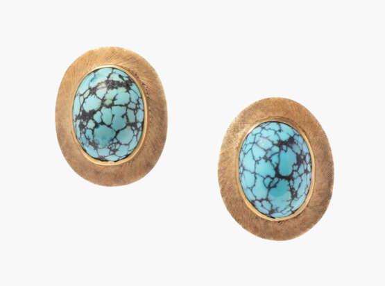 Türkis-Ohrclips - фото 1