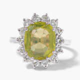 Peridot-Diamant-Ring - photo 1