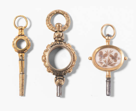 Lot: 3 Taschenuhrschlüssel - photo 1