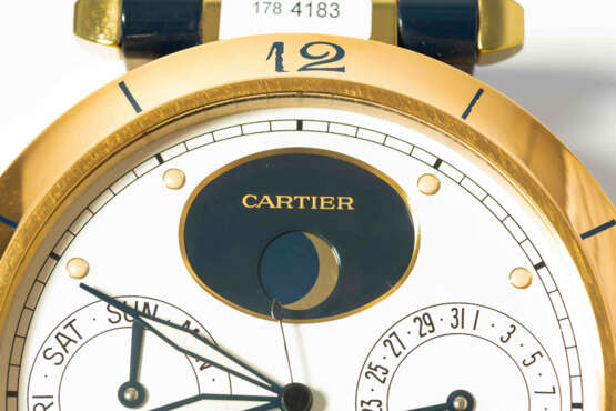 Cartier "Pasha" Tischuhr mit Kalender, 1990er Jahre - photo 5