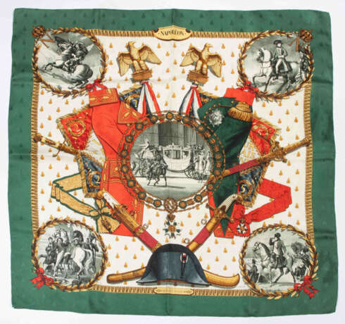 Hermès, 2 Foulards "Napoleon" und "Springs" - фото 1