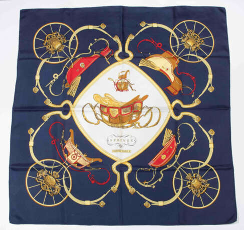 Hermès, 2 Foulards "Napoleon" und "Springs" - фото 2