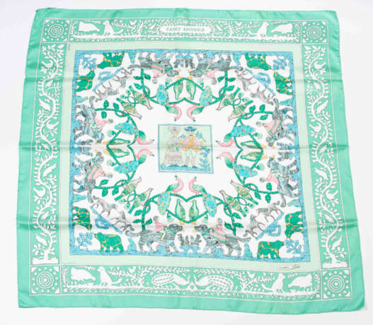 Hermès, Foulard "Early America" - Foto 1
