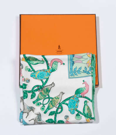 Hermès, Foulard "Early America" - Foto 2