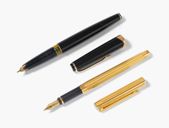 Montblanc, 2 Füllfederhalter "Meisterstück 14" und "Noblesse" - фото 1 Montblanc, 2 Füllfederhalter "Meisterstück 14" und "Noblesse" - фото 1