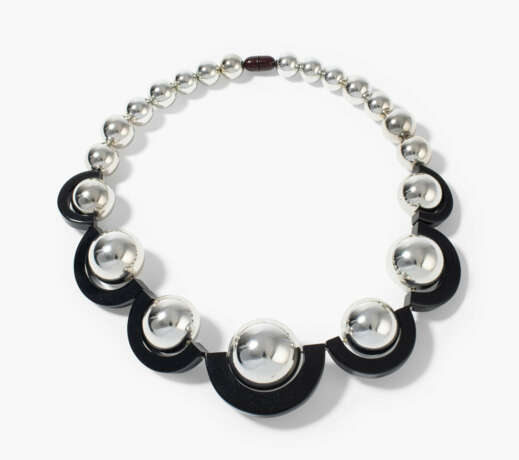 Francois Schoenlaub für Guillemette L'Hoir, Paris, Collier "Saturne" - photo 1 Francois Schoenlaub für Guillemette L'Hoir, Paris, Collier "Saturne" - photo 1