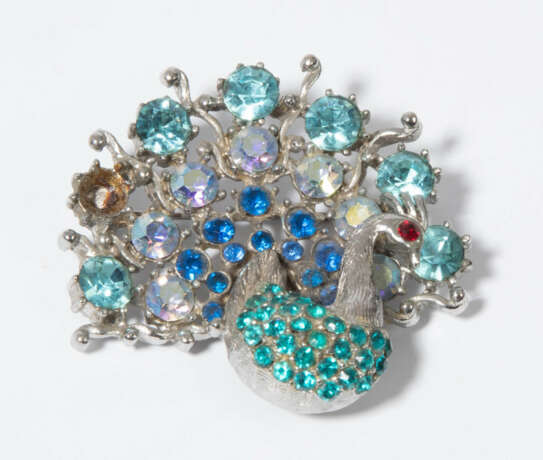 Ciner, Armreif, Weiss, Brosche, Ring - фото 2