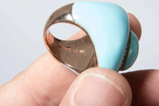 Ciner, Armreif, Weiss, Brosche, Ring - фото 5