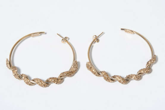 Roberto Cavalli, 1 Paar Creolen - photo 1