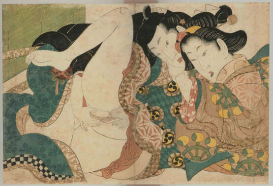 Lot: 11 Blätter diverse Shunga - фото 1 Lot: 11 Blätter diverse Shunga - фото 1