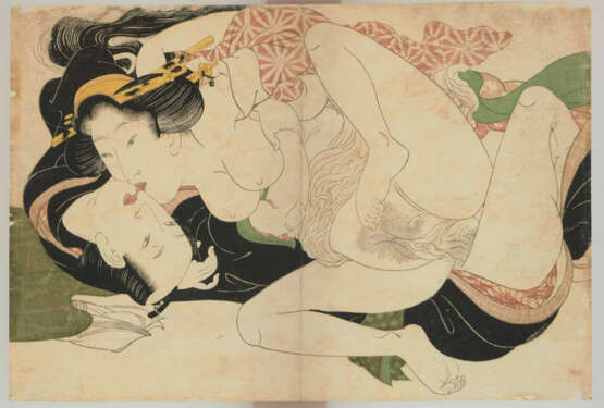 Lot: 11 Blätter diverse Shunga - фото 3 Lot: 11 Blätter diverse Shunga - фото 3