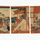 Lot: 13 Blätter Farbholzschnitte - фото 1