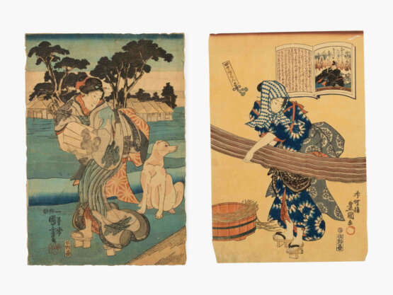 Lot: 13 Blätter Farbholzschnitte - фото 3 Lot: 13 Blätter Farbholzschnitte - фото 3