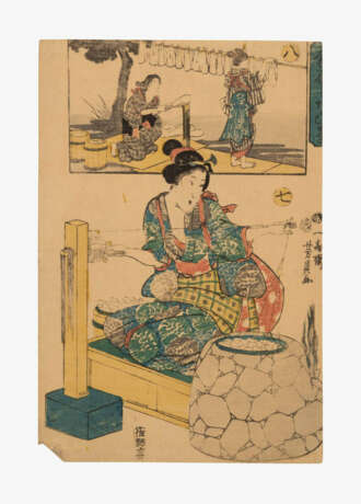 Lot: 13 Blätter Farbholzschnitte - фото 5 Lot: 13 Blätter Farbholzschnitte - фото 5