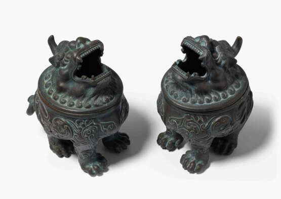 1 Paar Räuchergefässe - photo 2 1 Paar Räuchergefässe - photo 2