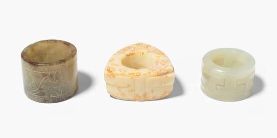 Lot: 3 Bogenschützringe - Foto 1