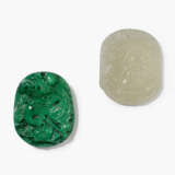 Lot: 2 Jade-Anhänger - Foto 1