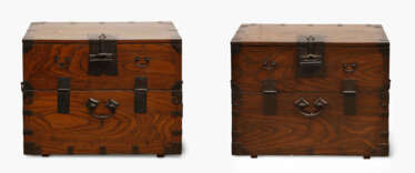 1 Paar Bandaji-Truhen