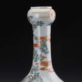 Qing Dynasty Yongzheng pastel porcelain characters story pattern garlic bottle - Foto 4