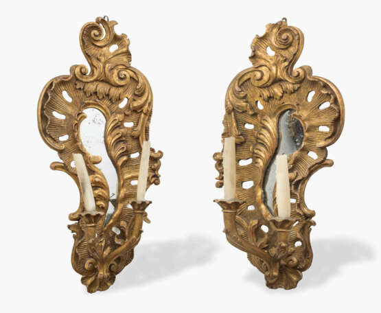 Ein Paar Spiegelappliken - Foto 1