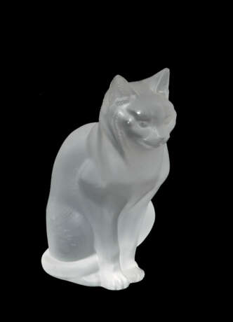 René Lalique, 2 Tierfiguren "Sitzende Katzen" - Foto 3