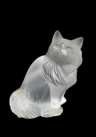 René Lalique, 2 Tierfiguren "Sitzende Katzen" - Foto 4