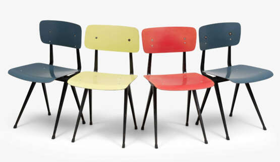 Friso Kramer & Wim Rietveld, 4 Stühle "Result" - Foto 1 Friso Kramer & Wim Rietveld, 4 Stühle "Result" - Foto 1