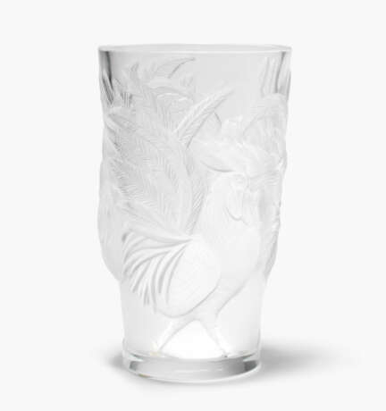 Lalique France, Vase "Coq" - Foto 1