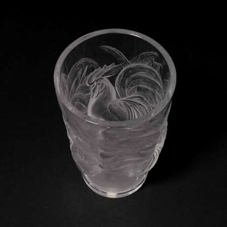 Lalique France, Vase "Coq" - Foto 3