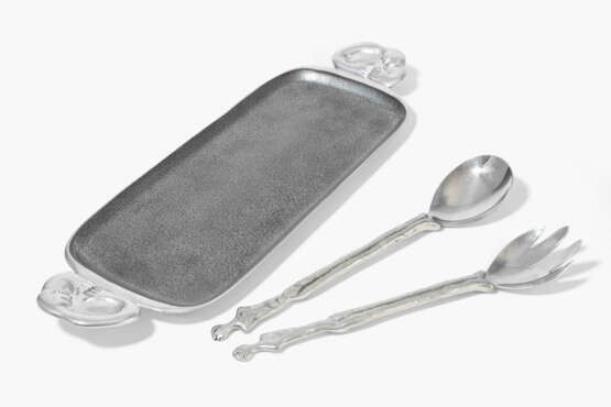 Carrol Boyes, Tablett und Salatbesteck - photo 1