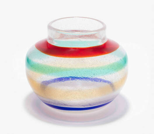 Fulvio Bianconi für Ars Cenedese, Murano, Vase "A fasce orizzontale" - Foto 1