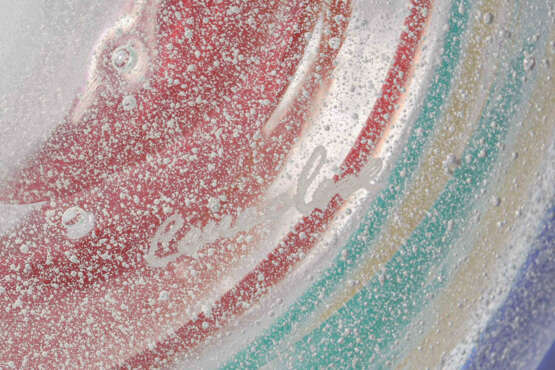 Fulvio Bianconi für Ars Cenedese, Murano, Vase "A fasce orizzontale" - Foto 2