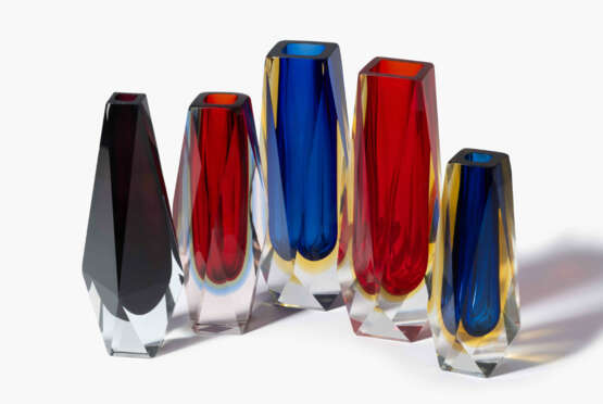 Alessandro Mandruzzato, 5 Blockvasen "Sommerso" - photo 2