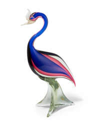 Flavio Poli für Seguso Vetri d'Arte Murano, Tierfigur "Reiher"