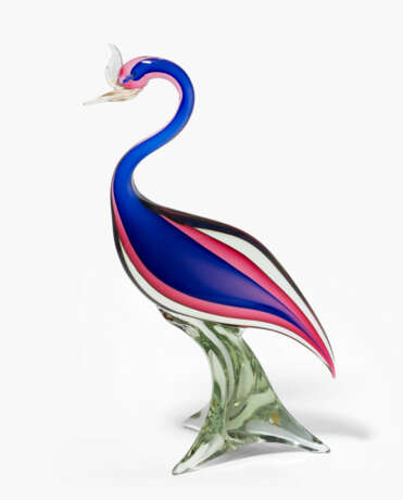 Flavio Poli für Seguso Vetri d'Arte Murano, Tierfigur "Reiher" - фото 2