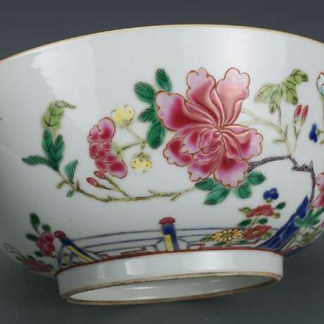 Qing Dynasty Pastel painting Peacock bowl - Foto 4