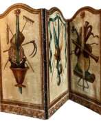 Übersicht. 18th Century French Antique Paravent Screen with Three Leaves