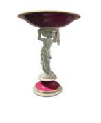 Produktkatalog. Vase &agrave; fruits figuratif Tazza en porcelaine royale de Copenhague du 19&egrave;me si&egrave;cle. 