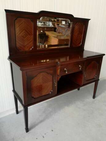 Mahogany sideboard Mahogany veneer Victorian Style 19th century - photo 4