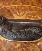 Overview. 19th Century Statue of a Greyhound in Bronze, in the Style of Pierre-Jules M&ecirc;ne