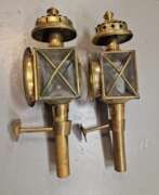 Catalogue des produits. Paire de lampes de carrosse anciennes 