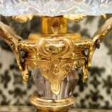 Baccarat Cut Crystal Centerpiece Mounted on Chiseled Gilt Bronze 19th Century Crystal bronze Napoleon III 19th century - photo 10